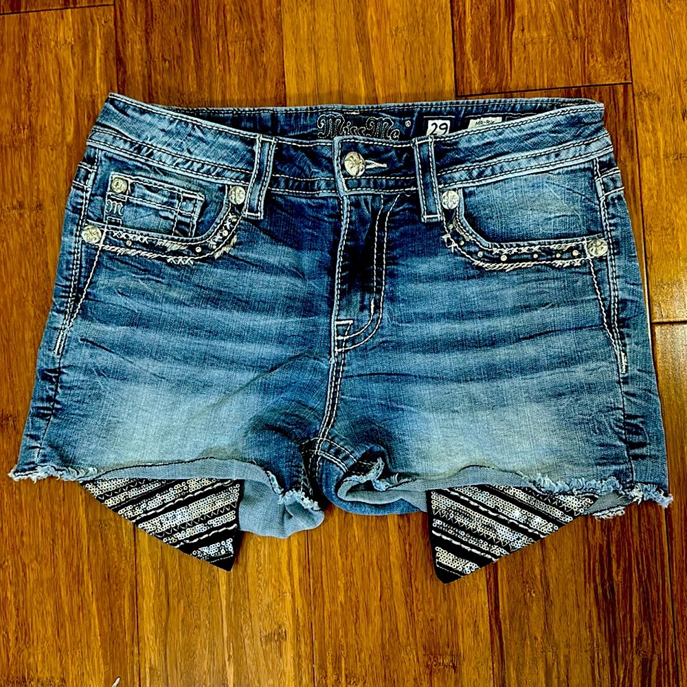 Miss Me Mid-Rise Jean Short